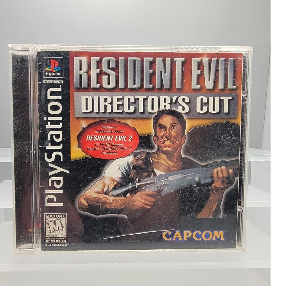 Resident Evil Director's Cut PS1 Sony PlayStation 1 1997 Single Disc Only
